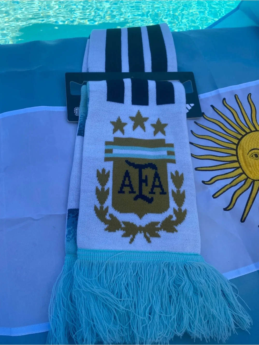 Argentina AFA Adidas Scarf ⚽️🇦🇷 - Picture 5 of 10